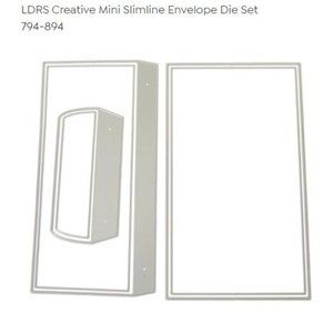 LDRS Creative Mini Slimline Envelope Die Set 794-894 5-pc Mini Slimline Envelope
